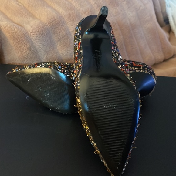 Multi Color Tweed High Heels - Charles David - Palma Tweed 7 - Picture 6 of 6